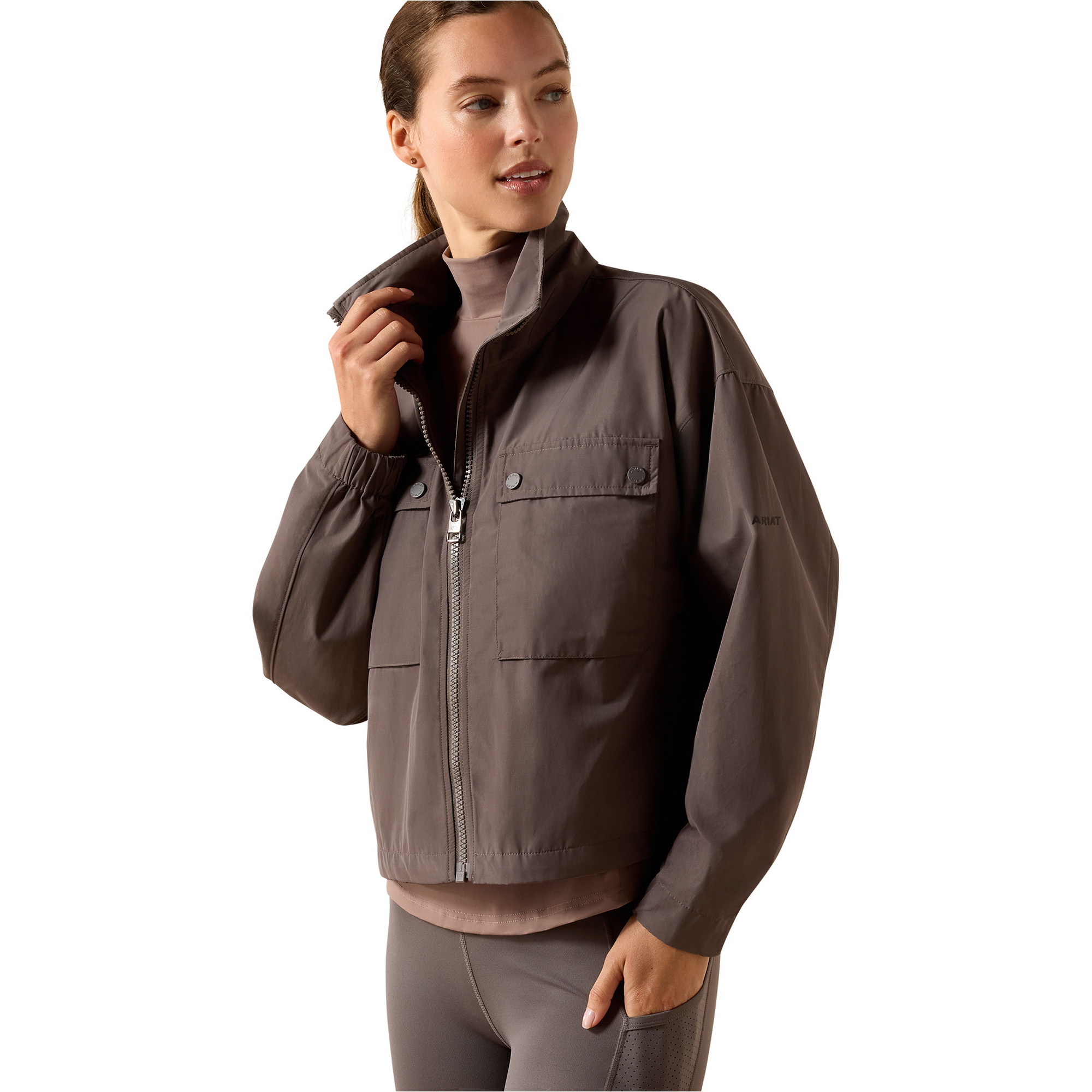 2026 Ariat Womens Breathe X Jacket 10071233 - Plum Grey